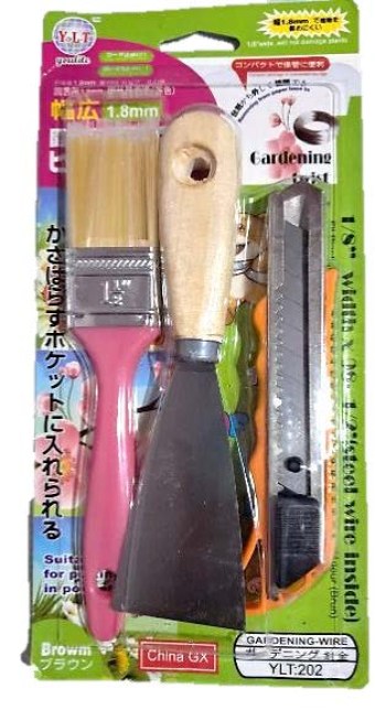 pincel esptula y trincheta